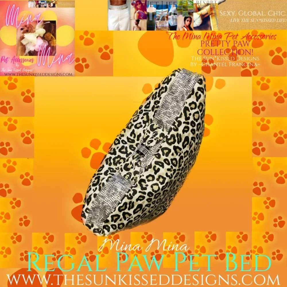 2 Mina Mina Regal Paw Pet Beds By~The Sun*Kissed Designs